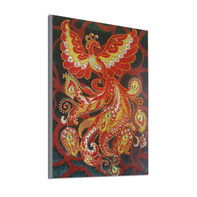 

Colorful Brd Fire Phoenix Animal 5D DIY Diamond Painting Embroidery Mosaic Painting Modern Cross Stitch Rhinestone Painting