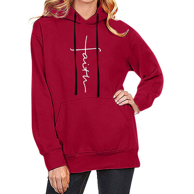 

Starmoon Womens Printing Long Sleeve Hoodie Sweatshirt Hooded Pullover Tops Blouse