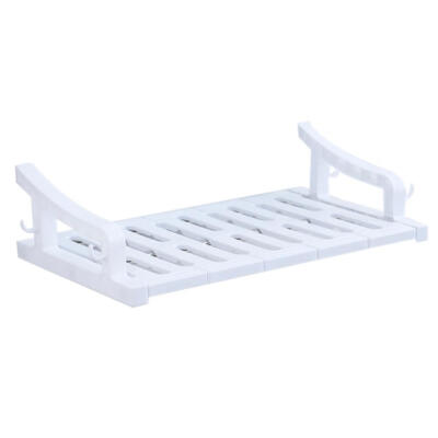 

No Drilling Food Storage Rack Multifunction Shelf Durable Wall Hanging Tray