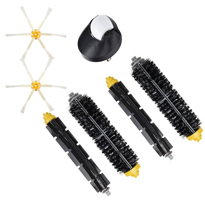 

6-arm Side Brushes Rubber Brushes Kit For IRobot Roomba610 620 630 631