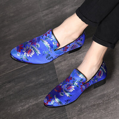 

Fashion tide shoes mens silk embroidery mens shoes Taobao