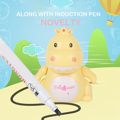 

〖Follure〗Follow Any Drawn Line Magic Pen Inductive Cute Dinosaur Model Children Toy Gift