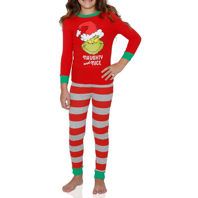 

Dr Seuss Holiday Grinch Pajamas Cotton - Family Christmas Pajamas Set