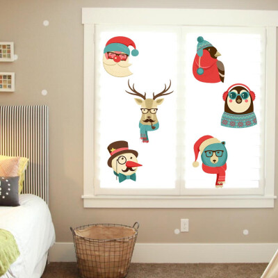 

Tailored Wall Stickers Decor Christmas Wall Sticker Home DIY Decals For Door And Window