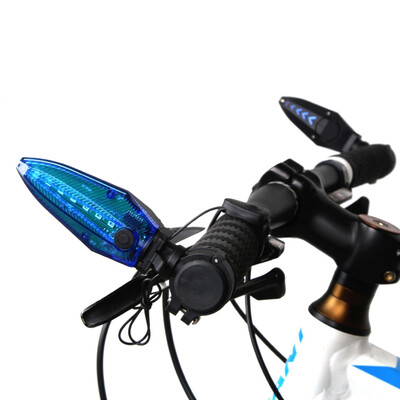 

1 Pair Waterproof Bike Handlebar Grips Light Bike LED Bicycle Safety Lights Cycling Lamp Of Grip USB Rechargeable Horns Alarm