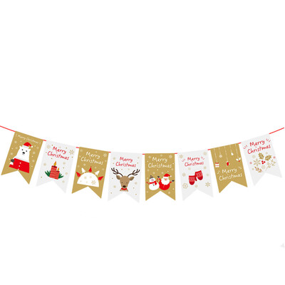 

〖Follure〗Christmas Window Hotel Party Home Hanging DIY Decor Banner Colorful