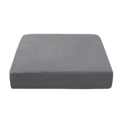 

Removable Grey Knitted Sofa Cover Stretch Couch Towel Tight Wrap Slipcover