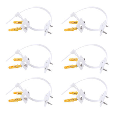 

1 Set Anti Tip Furniture Anchor Straps Connect Wall&Furniture Safe Lock