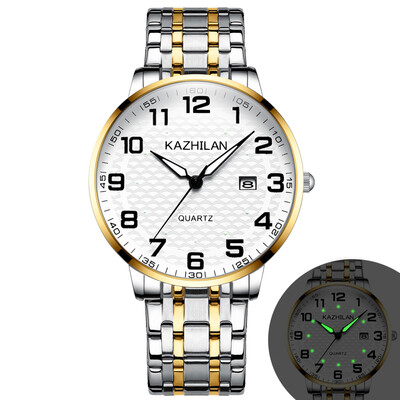 

Old watch dad mens large digital dial waterproof luminous spring with old watch ladies quartz watch