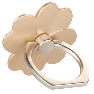 

Trendy 2Pcs Four Leaf Clover Phone Finger Ring Holder Flower Phone Stand Rotating Phone Ring Holder for Mobilephone Cellphone