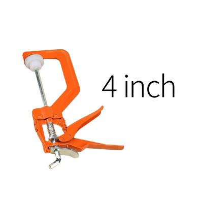 

Meike gun type light fast clamp woodworking clamp compression clamp push-pull fixed clamp tool C-clamp Six-inch light gun quick cl