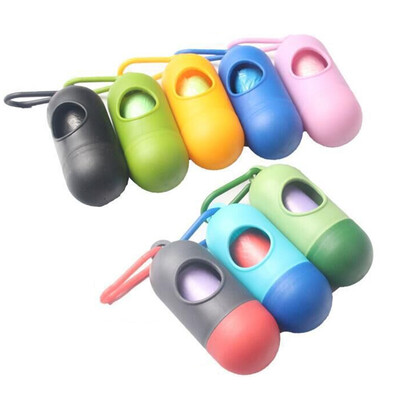 

Color Random Disopsable Baby Diapers Bag Box Kit Plastic Case Removable Garbage Pouches Holder Set