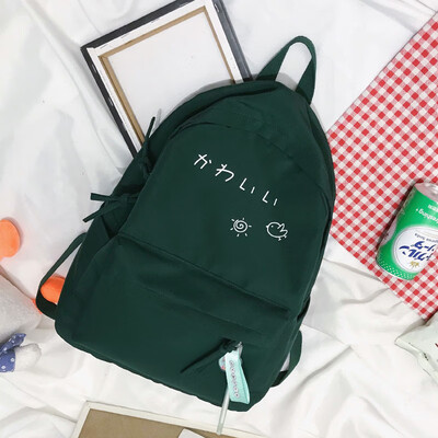 

A Cute&Lovely Girl Soft Girl School Bag Girl Student Shoulder Bag Girl Korean Version High School Fashion Backpack