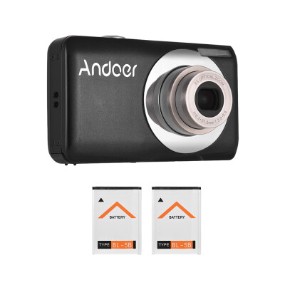 

Andoer 16MP 720P HD Digital Camera Video Camcorder with 2pcs Rechargeable Batteries 8X Optical & 4X Digital Zoom Anti-shake 27inc