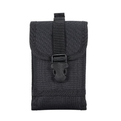 

Multi-functional Outdoor Tactic Pouch Cover Bag for Mobile Phone 55" Black Waist Holster Case with Belt Clip Buckle for Smartphon