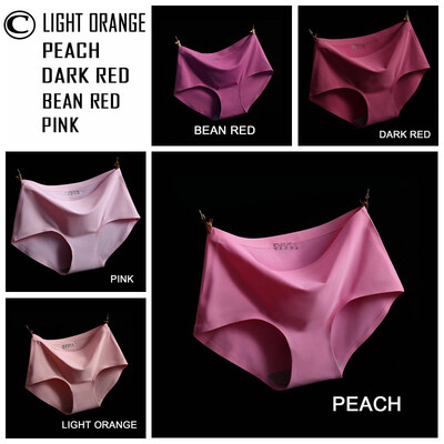 

UNLIMON 5pcs Seamless panties Icesilk Mid waist Sexy Briefs