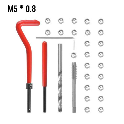 

15Pcs Metric Thread Repair Insert Kit M5 M6 M8 M10 M12 M14 Helicoil Car Pro Coil Tool M14 15