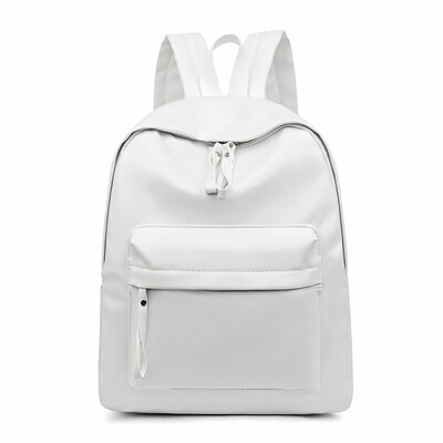 

Tailored Fashion Womens Zipper Multi-Function Large Capacity Leather Backpack Travel Bag