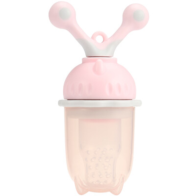 

Baby Rotation Push Type Nipple Infant Bite Chew Training Device Fruit Filter