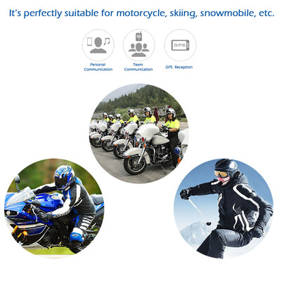 

Freedconn TCOM-OS Motorcycle Helmet Bluetooth Intercom Headphone Wireless Earphone 100M Intercom Distance Waterproof Headset Hands