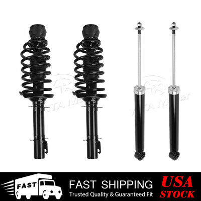 

Strut Spring & Shock Absorber Front Rear Kit Set of 4 for Volkswagen Golf Jetta