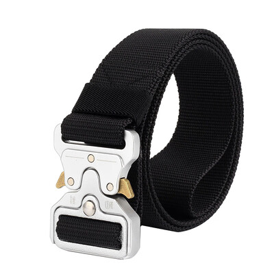 

New Unisex belt Quick release Alloy Insert buckle Men belt outdoor sport high quality Nylon Men&Women casual belt