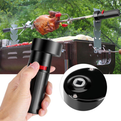 

Electric BBQ Motor Metal Oven Roasted Beef Turkey Rotisserie Forks Spit Charcoal Chicken Grill For Outdoor Camping Cooking Tools