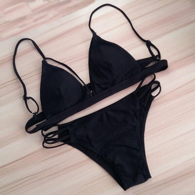 

NEW Sexy Women´s Bandage Bikini Set Push-up Padded Bra Swimsuit Bathing Swimwear