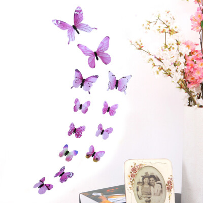 

JPGIF 3D DIY Wall Sticker Stickers Butterfly Home Decor Room Decorations New BU