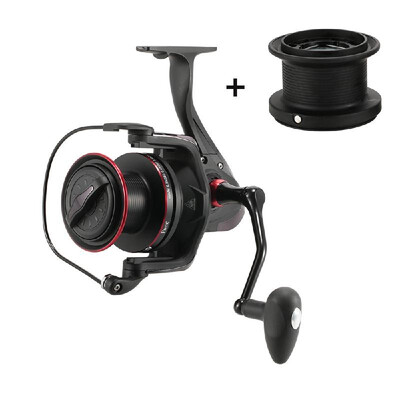 

131BB Ball Bearings 411 Spinning Fishing Reel with Free Spare Spool Left Right Interchangeable Collapsible Handle Fishing Reel