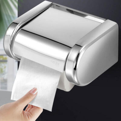 

Greensen Stainless Steel Toilet Roll Paper Holder Waterproof Tissue Storage Box Bathroom Accessories