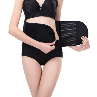 

Fashion New Hollow Mesh Thin Waist Clip-Velcro Postpartum Girdle Abdomen With Body Shaping Body Girdle