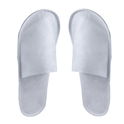

Men Women Party Sanitary Home Disposable Slipper Guest Hotel Use Fluffy 10 Pairs