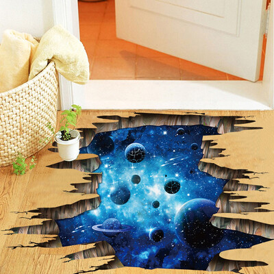 

3D Dark Blue Galaxy Planet Three-Dimensional Sticker Decorative Painting