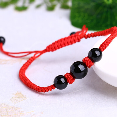 

The birth year red rope couple bracelets national wind jewelry