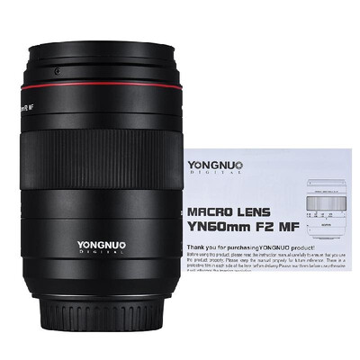 

YONGNUO YN60mm F2 MF 0234m Macro Lens Manual Focus for Canon EOS 70D 5D2 5D3 600D DSLR Camera