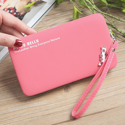 

LKX Long Large Capacity Wallets Mobile Phone Woman Purses Female Lady Clutch Pocket High-heeled Shoes Case Student Card Holder