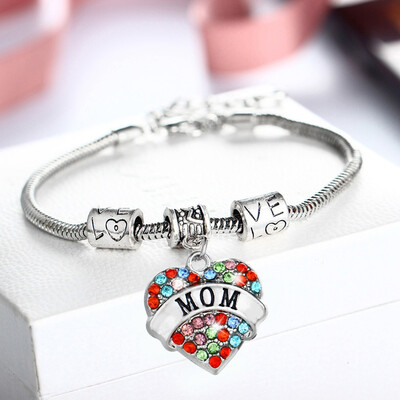 

Gifts for Mum Necklace Mum Necklace I Love You Mum Thank You for All You Do Heart Necklace