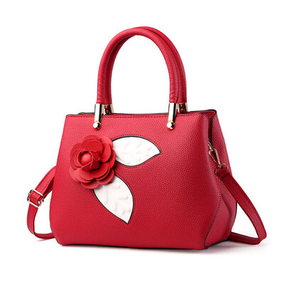 

Fashion Casual Women Bag TOP-Handbag PU Shoulder Bag Messenger Bags Flowers Crossbody Bags Travel Tote Purse Teenager Sac