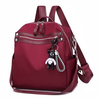 

Double shoulder bag Womens bag simple Japanese Department Campus Oxford cloth fans you spend more leisure&use small backpacks