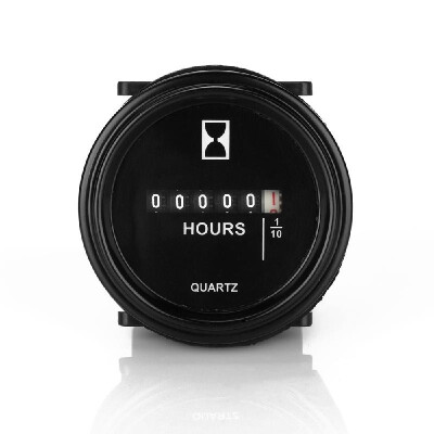 

Mini Hour Meter Marine Boat Engine 23Inch Round Waterproof Gauge Car Mechanical Hour Meter Counter Timer