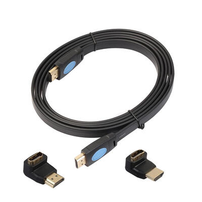 

Ultra High Speed HD 4Kx2K Flat HDMI Cable with 90°270° Adapter