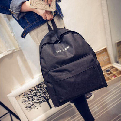 

2018 New Style Fashion School Student Girls Boys Korean Canvas Backpack Simple All-match Shoulder Bag