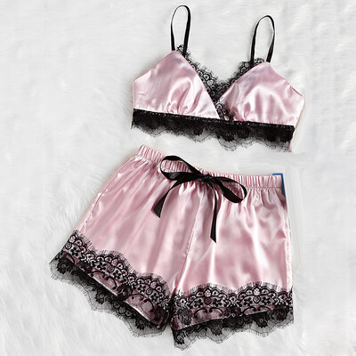 

Women Velvet Lace Bralette Bralet Triangle BraBriefs Panties Lingerie 2pcs Set