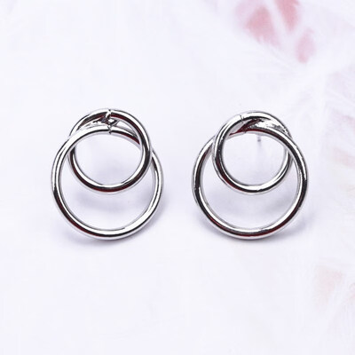 

New Fashion Exaggerated Big Circle Round Drop Earrings for Women Studs Gold Color Earring Club Party Jewelry Punk oorbellen