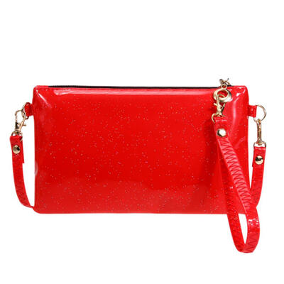 

Women Zipper Shoulder Coin Bag PU Sequins Crossbody Mini Clutch Wristlets