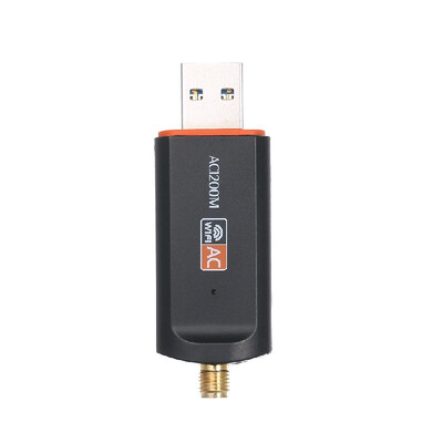 

Dual Band USB Adapter 1200M 24G5G USB30 External Wireless Network Card WiFi Receiver