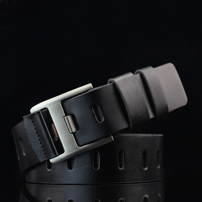 

Retro Unisex belt Solid Color Imitation Leather Pin Buckle Men belt Casual Alloy Buckle Women belt youth Students belt