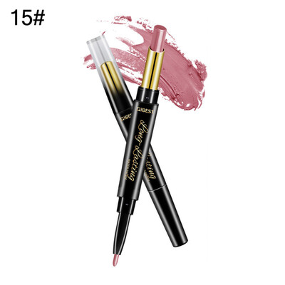 

2 in 1 Double Ended Rotary Long Lasting Matte Lip Liner Lipstick Makeup Cosmetic