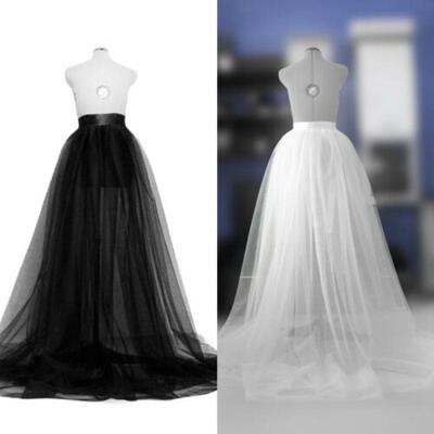 

US Women A-line Tulle Tutu Long Skirt Wedding Party Prom Bandage Mesh Maxi Dress